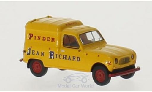 Renault 4 L 1/87 Brekina R Fourgonnette Pinder Jean Richard diecast model cars