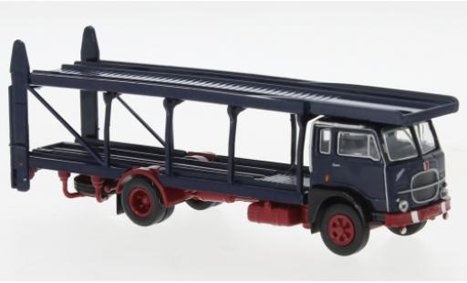 Fiat 642 1/87 Brekina Starline camion de transport de voiture blue foncé/red foncé 1962 diecast model cars