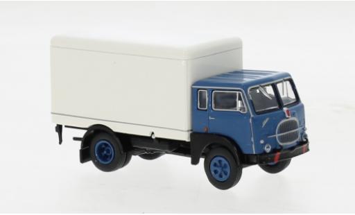Fiat 642 1/87 Brekina Starline wagon conteneur blue/white 1962 diecast model cars
