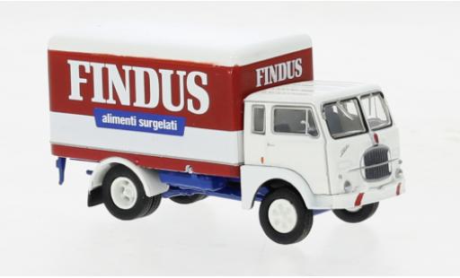 Fiat 642 1/87 Brekina Starline wagon conteneur Findus 1962 diecast model cars