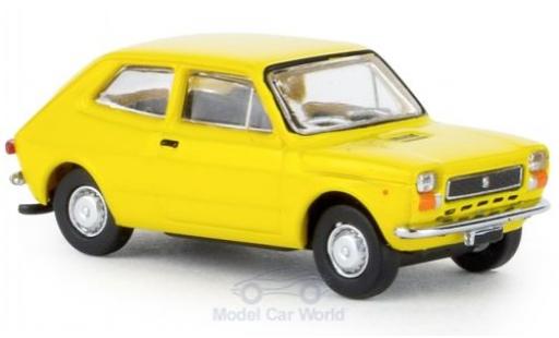 Diecast model cars Fiat 127 1/87 Brekina yellow 1971 Fiat 127 1/87 Brekina yellow 1971 diecast model cars