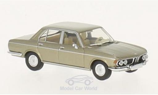 Bmw 3.0 S 1/87 Brekina Si metallic beige diecast model cars