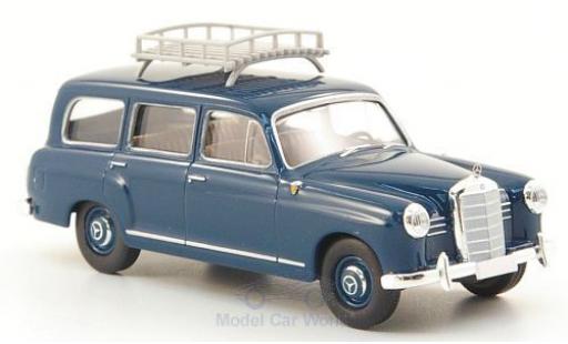 Mercedes 180 1/87 Brekina Kombi blue mit Dachgepäckträger diecast model cars