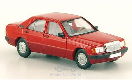 Diecast model cars Mercedes 190 E 1/87 Brekina E (W201) red 1988 Mercedes 190 E 1/87 Brekina E (W201) red 1988 diecast model cars