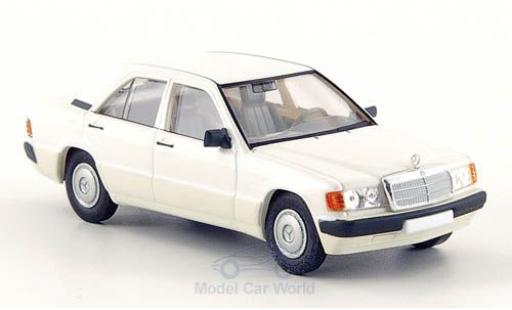 Diecast model cars Mercedes 190 E 1/87 Brekina E (W201) white 1988 Mercedes 190 E 1/87 Brekina E (W201) white 1988 diecast model cars