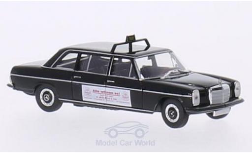 Mercedes 220 1/87 Brekina D Lang (V115) black Taxi (D) / Wulsch diecast model cars