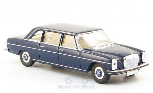 Mercedes 220 1/87 Brekina D lang (W115) blue diecast model cars