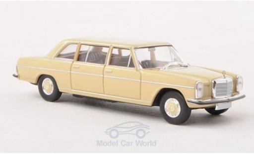 Mercedes 220 1/87 Brekina D lang (W115) beige Strich-Acht diecast model cars
