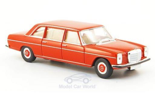 Mercedes 220 1/87 Brekina D lang (W115) red diecast model cars