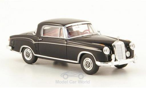 Mercedes 220 1/87 Brekina S Coupe (W180 II) black diecast model cars
