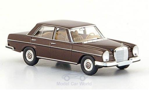 Mercedes 280 SE 1/87 Brekina SE (W108) brown 1965 diecast model cars