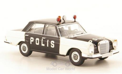 Mercedes 280 SE 1/87 Brekina SE (W108) Polis Polizei (S) diecast model cars