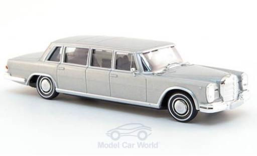 Diecast model cars Mercedes 600 1/87 Brekina Pullman Limousine grey Mercedes 600 1/87 Brekina Pullman Limousine grey diecast model cars