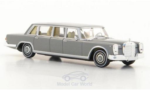 Diecast model cars Mercedes 600 1/87 Brekina (W100) Pullman Limousine grey Mercedes 600 1/87 Brekina (W100) Pullman Limousine grey diecast model cars