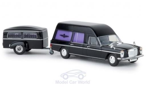 Diecast model cars Mercedes /8 1/87 Brekina Bestattungswagen mit Anhänger Mercedes /8 1/87 Brekina Bestattungswagen mit Anhänger diecast model cars