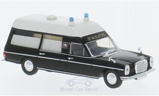 Diecast model cars Mercedes /8 1/87 Brekina KTW black/white Falck Mercedes /8 1/87 Brekina KTW black/white Falck diecast model cars