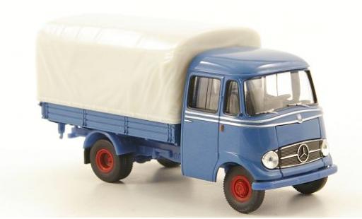 Diecast model cars Mercedes L319 1/87 Brekina Pritsche blue Mercedes L319 1/87 Brekina Pritsche blue diecast model cars