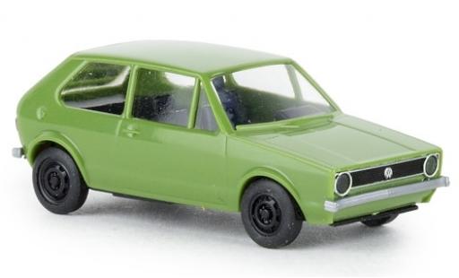 Diecast model cars Volkswagen Golf 1/87 Brekina I green 1974 Volkswagen Golf 1/87 Brekina I green 1974 diecast model cars