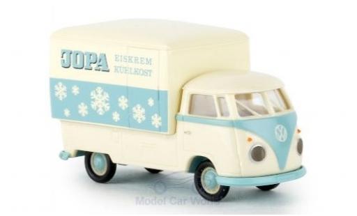 Diecast model cars Volkswagen T1 1/87 Brekina b Großraum-Koffer Jopa Eiskrem 1960 Volkswagen T1 1/87 Brekina b Großraum-Koffer Jopa Eiskrem 1960 diecast model cars