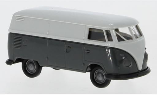 Diecast model cars Volkswagen T1 1/87 Brekina b Kasten grey/grey 1960 Economy Volkswagen T1 1/87 Brekina b Kasten grey/grey 1960 Economy diecast model cars