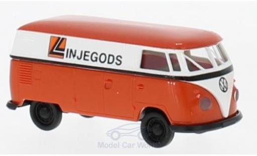 Diecast model cars Volkswagen T1 B 1/87 Brekina b Kasten Linjegods (NO) Volkswagen T1 B 1/87 Brekina b Kasten Linjegods (NO) diecast model cars