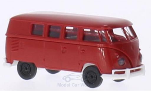 Diecast model cars Volkswagen T1 1/87 Brekina b red/white Kombi Volkswagen T1 1/87 Brekina b red/white Kombi diecast model cars
