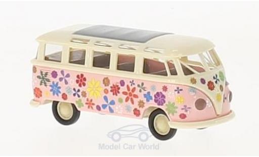 Diecast model cars Volkswagen T1 1/87 Brekina b Samba Flower Power Volkswagen T1 1/87 Brekina b Samba Flower Power diecast model cars