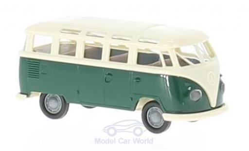 Diecast model cars Volkswagen T1 B 1/87 Brekina b Samba green/beige Volkswagen T1 B 1/87 Brekina b Samba green/beige diecast model cars