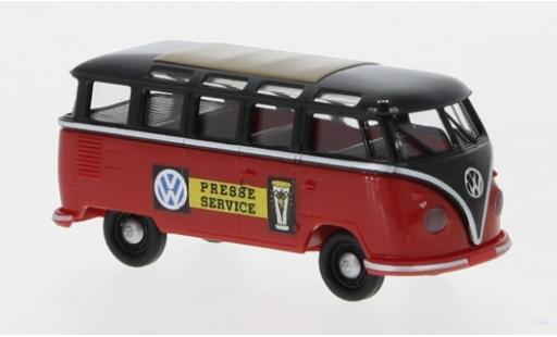 Diecast model cars Volkswagen T1 1/87 Brekina b Samba Presseservice 1960 Volkswagen T1 1/87 Brekina b Samba Presseservice 1960 diecast model cars