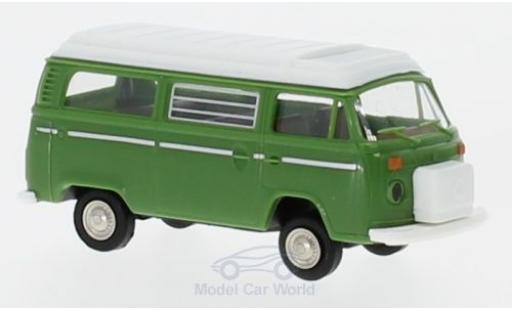 Diecast model cars Volkswagen T2 A 1/87 Brekina Camper green mit Aufstelldach Volkswagen T2 A 1/87 Brekina Camper green mit Aufstelldach diecast model cars