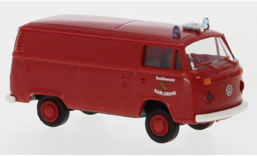 Diecast model cars Volkswagen T2 1/87 Brekina Kasten Berufsfeuerwehr Karlsruhe 1972 Volkswagen T2 1/87 Brekina Kasten Berufsfeuerwehr Karlsruhe 1972 diecast model cars