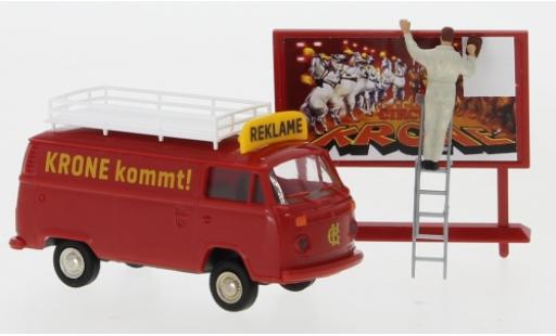 Diecast model cars Volkswagen T2 1/87 Brekina Kasten Circus Krone Reklame 1973 avec figurine Volkswagen T2 1/87 Brekina Kasten Circus Krone Reklame 1973 avec figurine diecast model cars