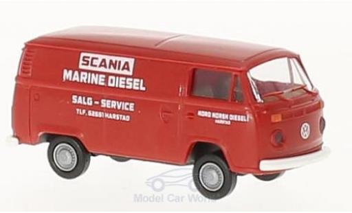 Diecast model cars Volkswagen T2 A 1/87 Brekina Kasten Scania Service Volkswagen T2 A 1/87 Brekina Kasten Scania Service diecast model cars