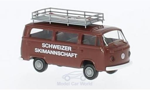 Diecast model cars Volkswagen T2 1/87 Brekina Schweizer Skinationalmannschaft Kombi Volkswagen T2 1/87 Brekina Schweizer Skinationalmannschaft Kombi diecast model cars