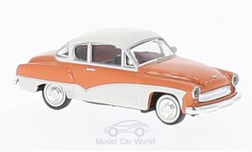 Diecast model cars Wartburg 311 1/87 Brekina Coupe pink/white Wartburg 311 1/87 Brekina Coupe pink/white diecast model cars