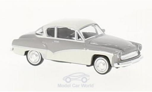 Diecast model cars Wartburg 311 1/87 Brekina Coupe grey/white Wartburg 311 1/87 Brekina Coupe grey/white diecast model cars