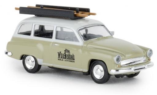 Diecast model cars Wartburg 311 1/87 Brekina Kombi VEB Volksbau 1965 Wartburg 311 1/87 Brekina Kombi VEB Volksbau 1965 diecast model cars