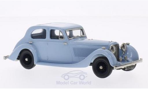 Bentley 4.5 1/43 Brooklin 4 1/4 Litre 4-door Barker blue 1936 diecast model cars