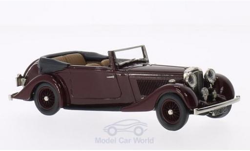 Bentley 4.5 1/43 Brooklin 4 1/4 Litre DHC Park Ward red 1936 diecast model cars