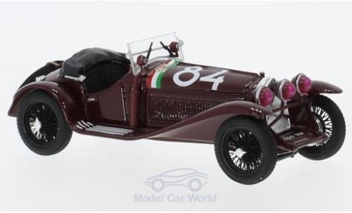 Alfa Romeo 1750 1/43 Brumm GS RHD No.84 Mille Miglia 1930 T. Nuvolari/G-B.Guidotti diecast model cars