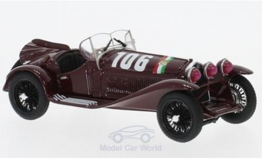 Alfa Romeo 2300 1/43 Brumm No.106 Mille Miglia 1932 B.Boracchini/A.Bignami diecast model cars