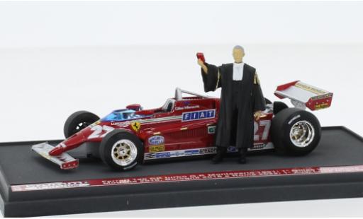 Ferrari 126 1/43 Brumm CK turbo No.27 formule 1 GP Monaco 1981 diecast model cars