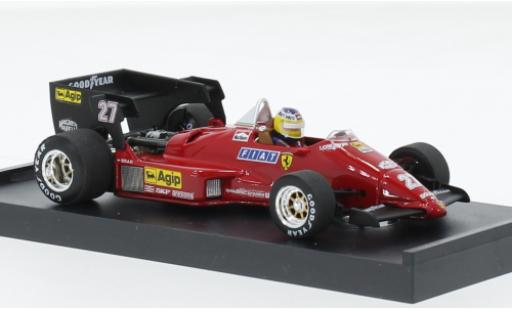 Ferrari 126 1/43 Brumm C4 turbo No.27 formule 1 GP Belgique 1984 diecast model cars