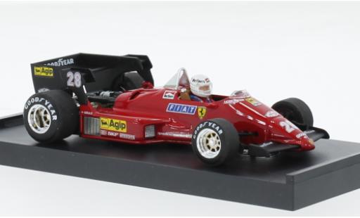 Ferrari 126 1/43 Brumm C4 turbo No.28 formule 1 GP Belgique 1984 diecast model cars