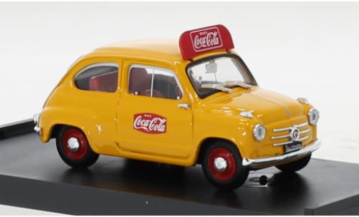 Diecast model cars Fiat 600 1/43 Brumm Serie 1 Coca Cola 1960 Fiat 600 1/43 Brumm Serie 1 Coca Cola 1960 diecast model cars