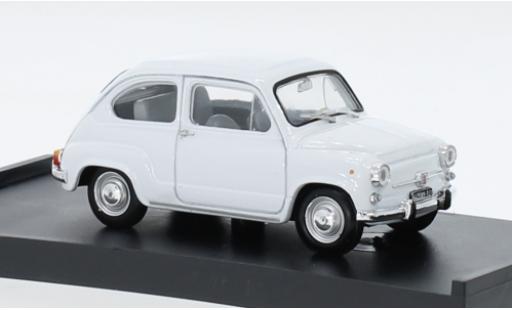Diecast model cars Fiat 600 1/43 Brumm D Berlina Fanaloni white 1965 Fiat 600 1/43 Brumm D Berlina Fanaloni white 1965 diecast model cars