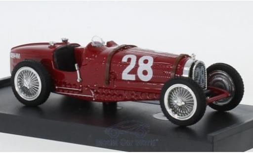 Bugatti Type 59 1/43 Brumm No.28 Formel 1 GP Monaco 1934 T.Nuvolari diecast model cars