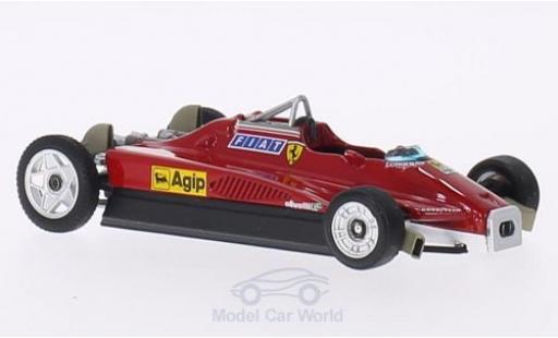 Ferrari 126 1982 1/43 Brumm C2 Turbo Scuderia Formel 1 GP San Marino 1982 T-Car / Ersatzfahrzeug diecast model cars