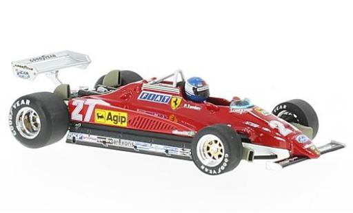 Ferrari 126 1/43 Brumm C2 turbo No.27 Formel 1 GP Italien 1982 avec figurine de conducteur P.Tambay diecast model cars