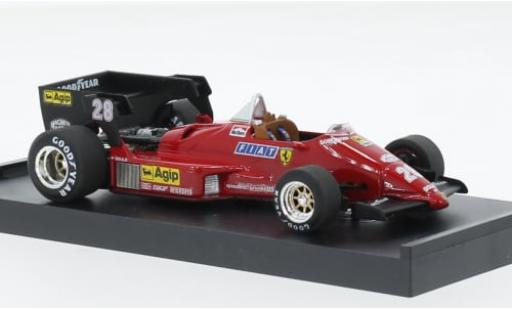 Ferrari 126 1/43 Brumm C4 turbo No.28 Formel 1 GP Belgien 1984 1:43 diecast model cars